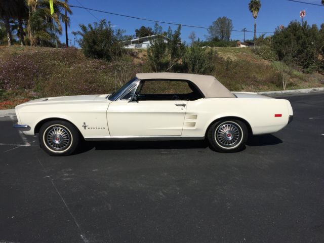 1967 Mustang Convertible 289 V8 1967 Ford Mustang Convertible