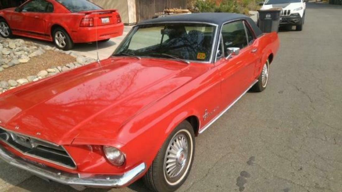 1967 mustang coupe 289 c code one owner 289 with factory air conditioning 1967 Ford Mustang