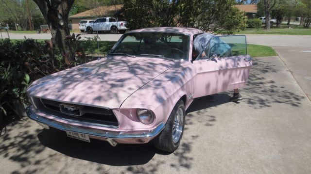 1967 Mustang Dusk Rose (Pink) Rare Color 1967 Ford Mustang