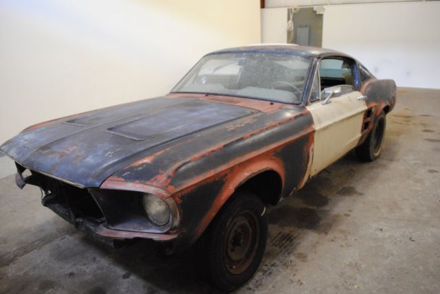 1967 Mustang Fastback Night Mist Blue Project 1967 Ford Mustang