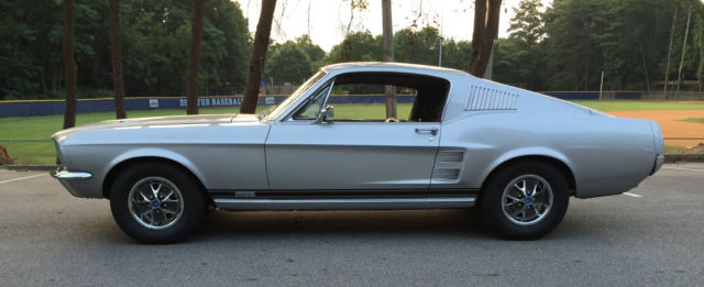 1967 Mustang Fastback S Code 390 big block 4 spd speed REAL GT 1967 Ford Mustang GT