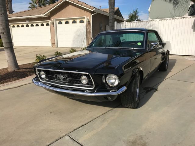 1967 Mustang S-Code GTA Coupe 1967 Ford Mustang Black on black