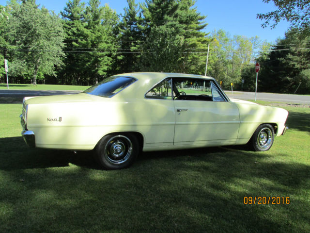 1967 Nova Chevy 2 Chevrolet hot rod muscle car cruise night frame off restore 1967 Chevrolet Nova stock