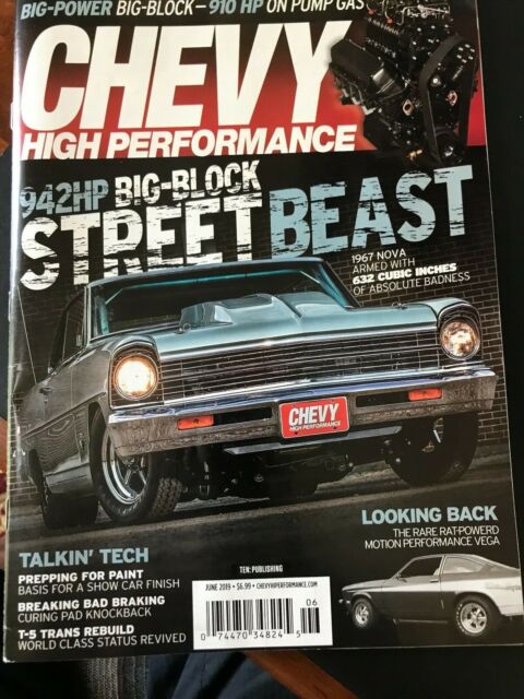 1967 Nova Chevy High Performace Magazine June 2019 Cover Car 1967 Chevrolet Nova
