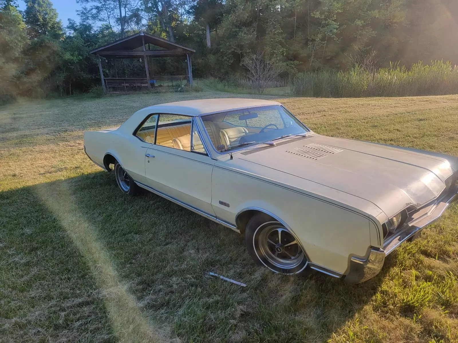 1967 Oldsmobile 442 Sedan Yellow 1967 Oldsmobile 442
