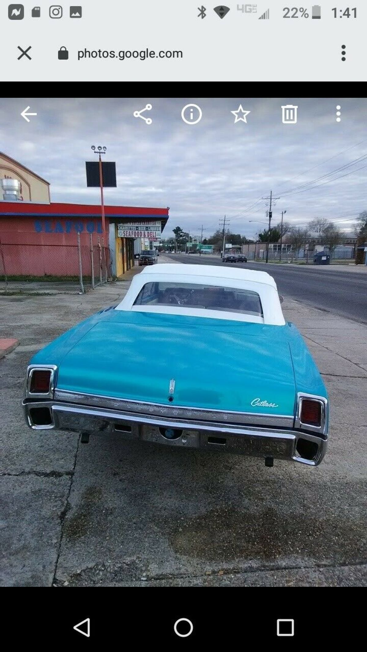 1967 Oldsmobile Cutlass Convertible Blue RWD Automatic 1967 Oldsmobile Cutlass