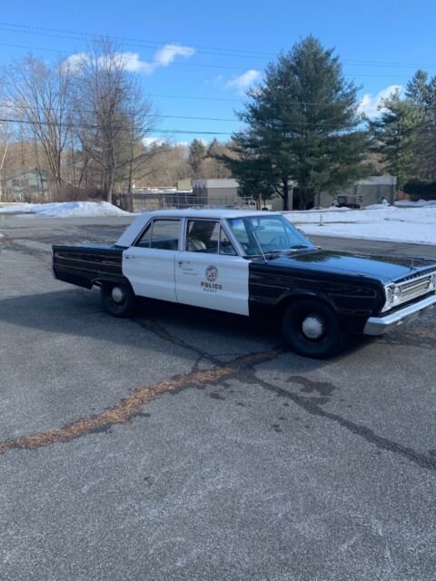 1967 Plymouth Adam 12 police car used in original show 1967 Plymouth Other
