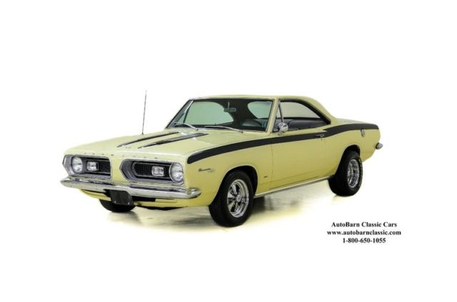 1967 Plymouth Barracuda 44822 Miles Yellow Sedan 273 ci 3-Spd Auto 1967 Plymouth Barracuda --