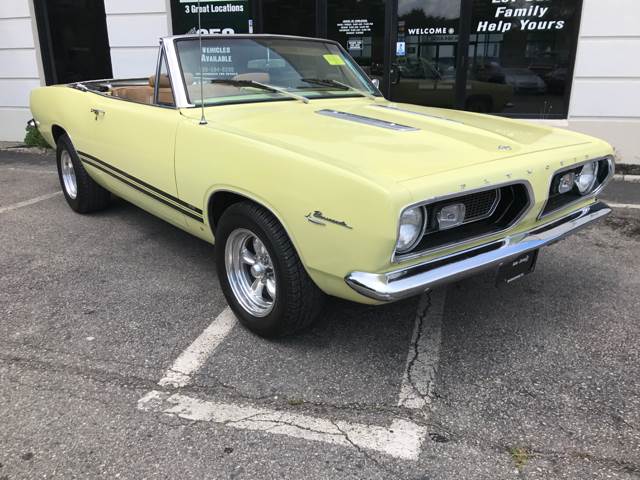 1967 Plymouth Barracuda Manual 4-Speed RWD V8 5.7L Gasoline 1967 Plymouth Barracuda