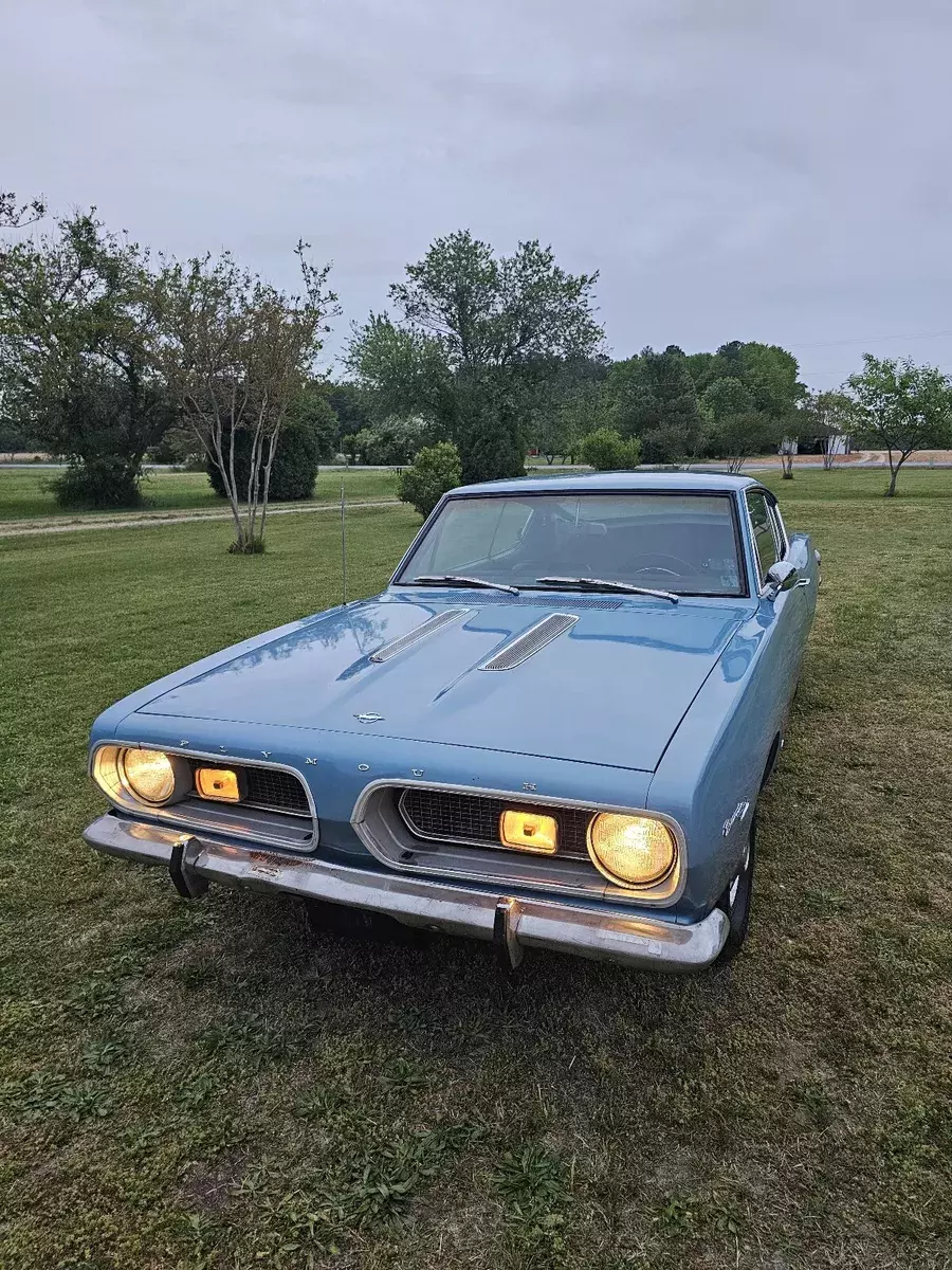 1967 Plymouth Barracuda Sportscar Blue fastback 1967 Plymouth Barracuda fastback