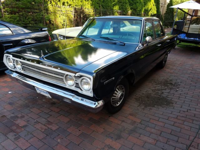 1967 Plymouth Belvedere 4 door v8 4 barrel headers 1967 Plymouth Belvedere