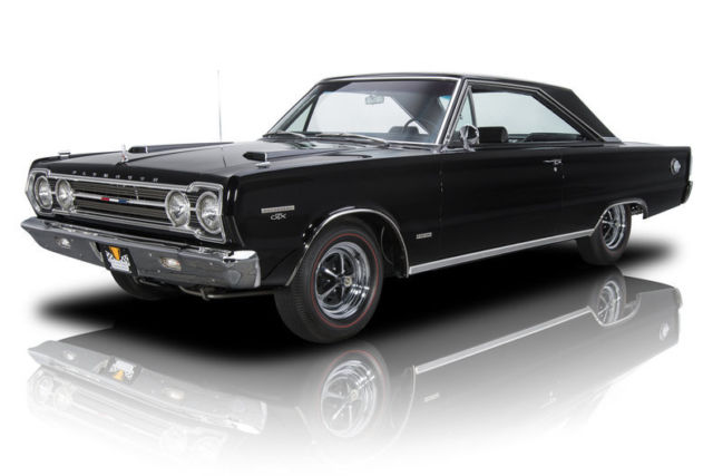 1967 Plymouth GTX 21561 Miles Black Hardtop 426 HEMI V8 4 Speed Manual 1967 Plymouth GTX --