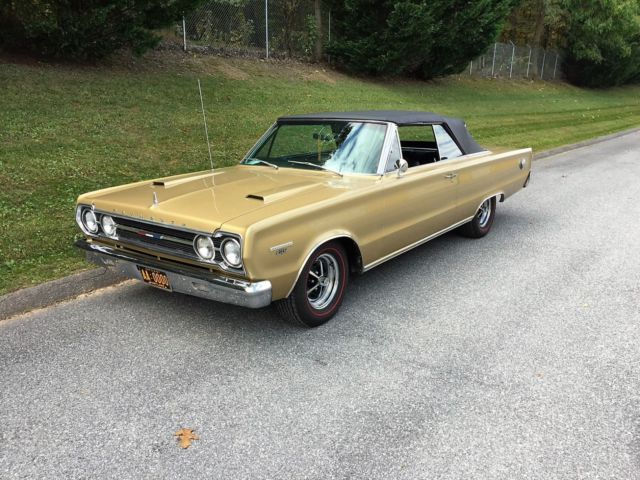 1967 Plymouth MOPAR GTX Convertible 440/375HP 1967 Plymouth GTX GTX