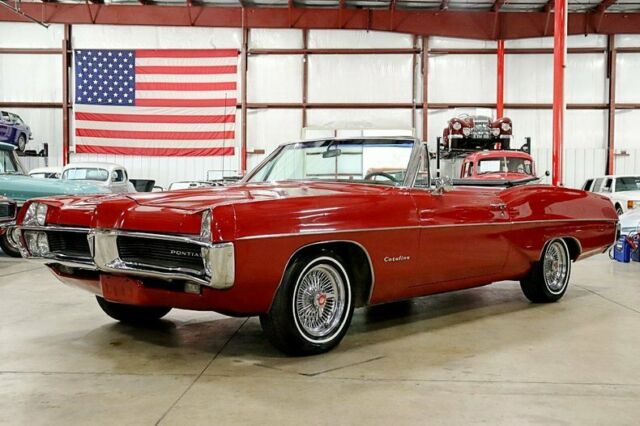 1967 Pontiac Catalina Convertible 18483 Miles Radiant Red Convertible V8 Automat 1967 Pontiac Catalina Convertible