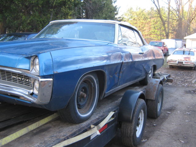 1967 PONTIAC CATALINA CONVERTIBLE,400 AUTO,SOLID FRAME,RUNS GOOD,SOLID PROJECT 1967 Pontiac Catalina