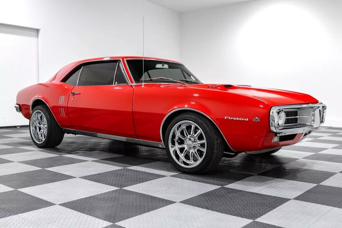 1967 Pontiac Firebird 1236 Miles Red Pontiac 400 V8 Turbo 400 1967 Pontiac Firebird