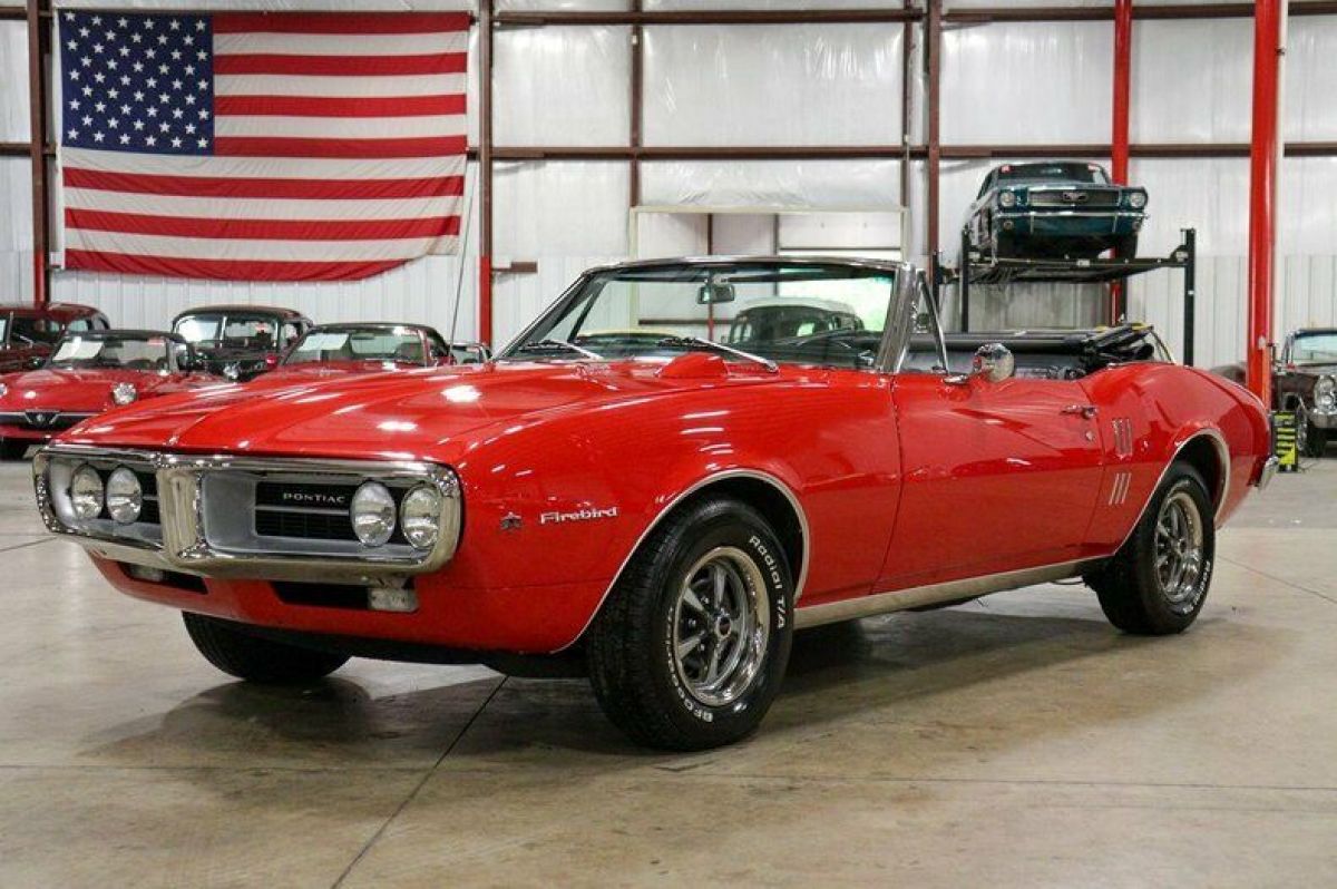 1967 Pontiac Firebird 16944 Miles Red Convertible 326 V8 Automatic 1967 Pontiac Firebird