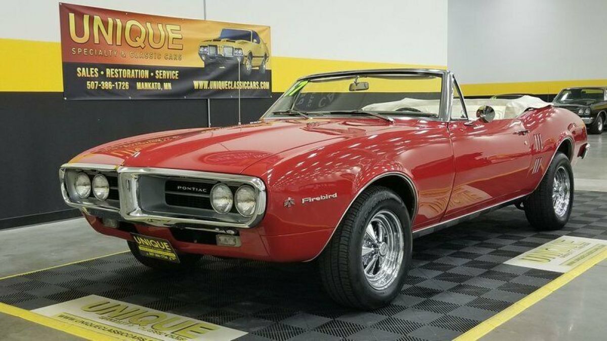 1967 Pontiac Firebird Convertible! 326 4-Speed! PHS Documented! 1967 Pontiac Firebird Convertible