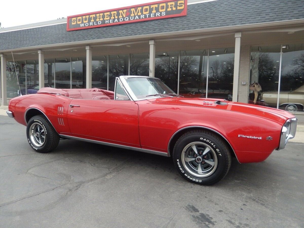 1967 Pontiac Firebird Convertible PHS Documented 400 car 1967 Pontiac Firebird