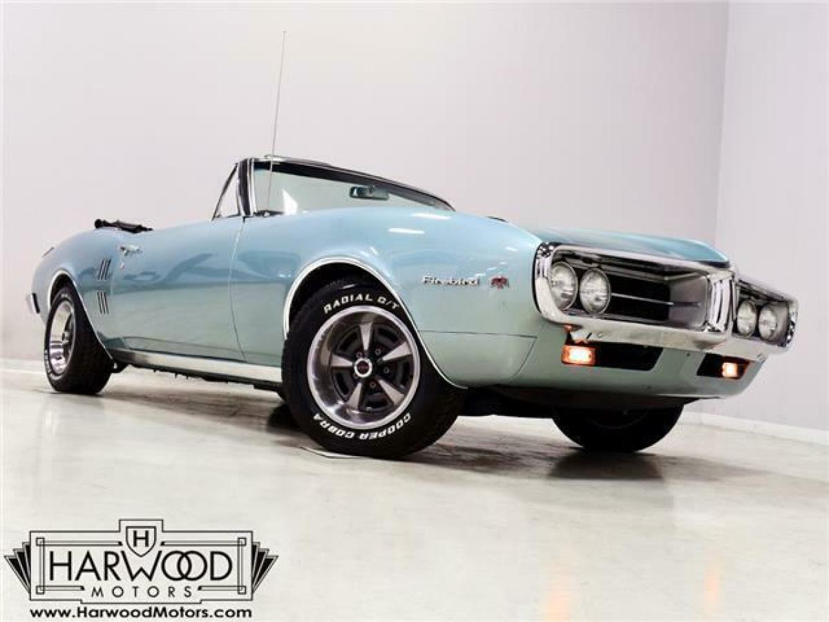 1967 Pontiac Fireird 400 37404 Miles Gulf Turquoise Convertible 400 cubic inch 1967 Pontiac Fireird 400