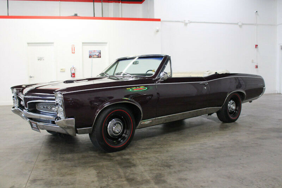 1967 Pontiac GTO 10533 Miles Plum Mist Metallic Convertible 1967 Pontiac GTO