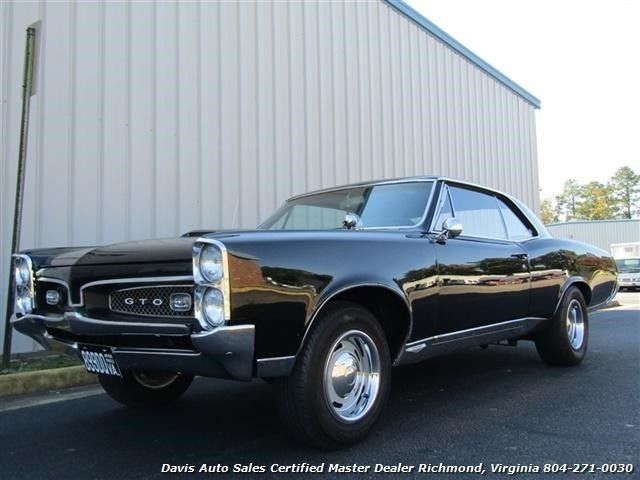 1967 PONTIAC GTO 16878 Miles Black Coupe 4 Speed Manual 1967 Pontiac GTO --