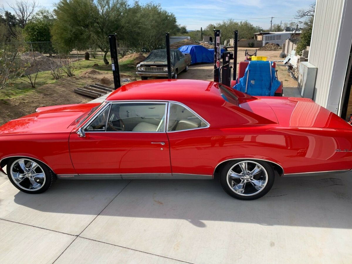 1967 Pontiac GTO 2 door post frame on restoration 1967 Pontiac GTO