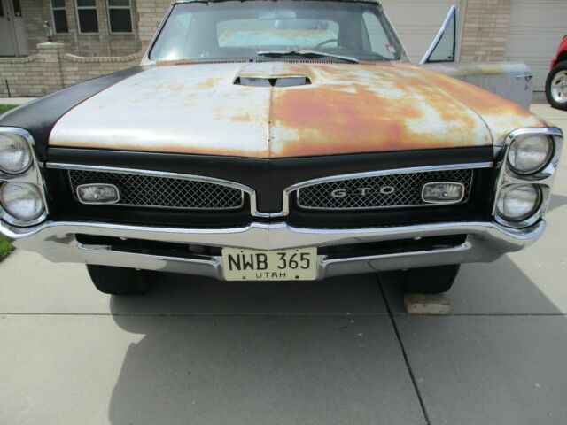 1967 PONTIAC GTO 2 DR HT 400 HO AUTO GARAGE FIND RESTORATION PROJECT BASKET CASE 1967 Pontiac GTO