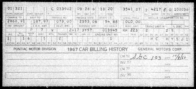 1967 Pontiac GTO GTO - photo 10