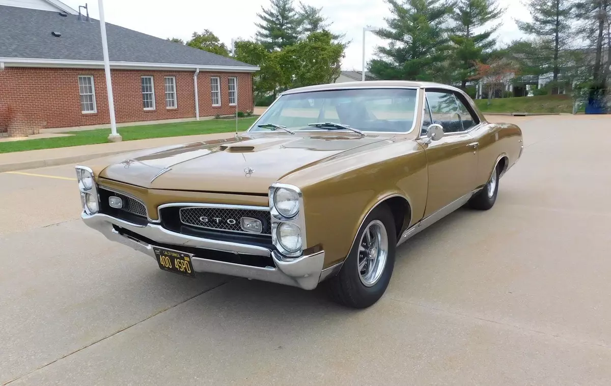 1967 PONTIAC GTO 400 WT SUFFIX FOUR SPEED BUCKET SEATS CONSOLE FULL GAUGES SHARP 1967 PONTIAC 17