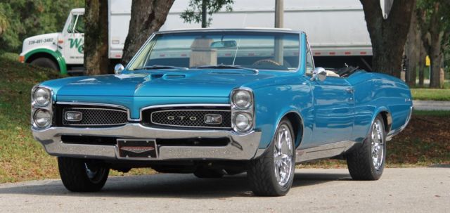 1967 Pontiac GTO Convertible 5 Speed Tremec A/C 400CI Tri Power - photo 10