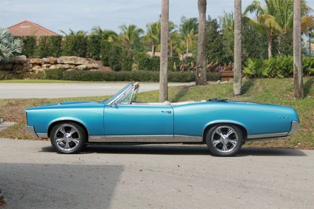 1967 Pontiac GTO Convertible 5 Speed Tremec A/C 400CI Tri Power - photo 12