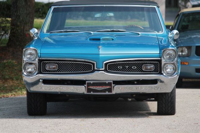 1967 Pontiac GTO Convertible 5 Speed Tremec A/C 400CI Tri Power - photo 3