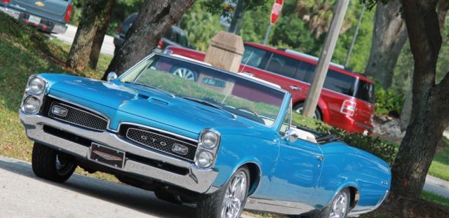 1967 Pontiac GTO Convertible 5 Speed Tremec A/C 400CI Tri Power - photo 7