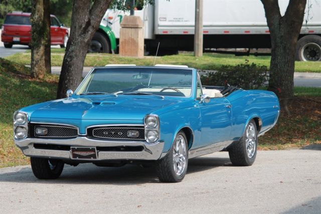 1967 Pontiac GTO Convertible 5 Speed Tremec A/C 400CI Tri Power - photo 9