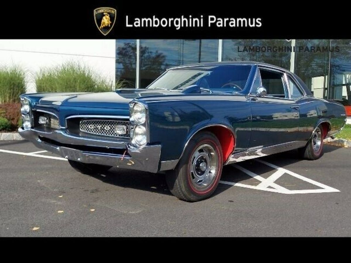 1967 Pontiac GTO 818 Miles Mariner Turqouise Coupe Automatic 1967 Pontiac GTO