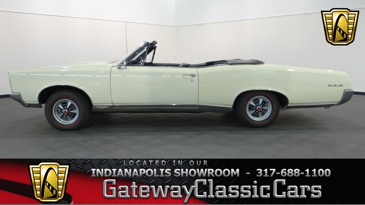 1967 Pontiac GTO 96763 Miles Montego Cream Convertible 400 CID V8 4-Speed Manua 1967 Pontiac GTO
