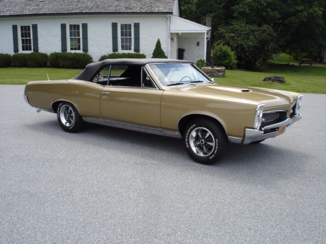 1967 Pontiac GTO Convertible, 400ci / 333HP, All Numbers Matching, BEAUTIFUL !!! 1967 Pontiac GTO