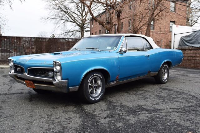 1967 Pontiac GTO Convertible, All Numbers Matching, Automatic, YS Code 400 /4bbl 1967 Pontiac GTO Convertible