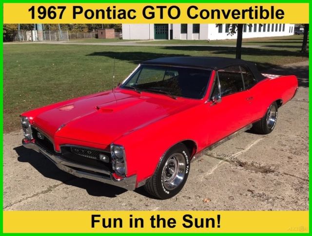 1967 Pontiac GTO Convertible $$$ Restored $$$ California Car BUILT To GO 1967 Pontiac GTO GTO Convertible