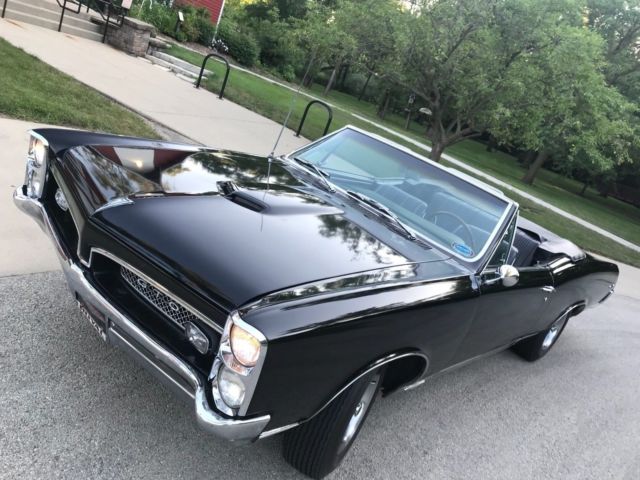 1967 Pontiac GTO Convertible Starlight Black PHS Docs, P-O-P, Buyers Order 1967 Pontiac GTO GTO