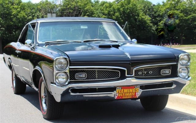 1967 Pontiac GTO Matching Numbers, Documented, Black on Black Coupe - photo 12