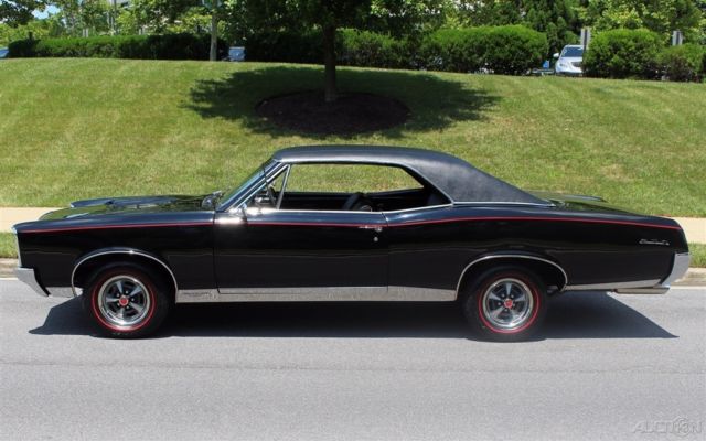 1967 Pontiac GTO Matching Numbers, Documented, Black on Black Coupe - photo 2