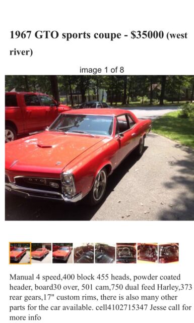 1967 Pontiac GTO Chrome