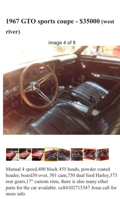 1967 Pontiac GTO Chrome - photo 3