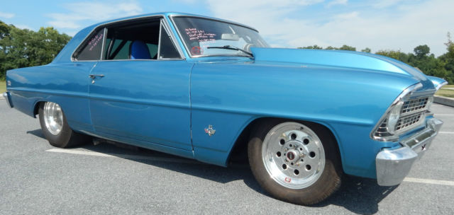 1967 Pro Street Chevy II Nova. 421 Shafiroff engine. Powerglide. Ford 9" 1967 Chevrolet Nova
