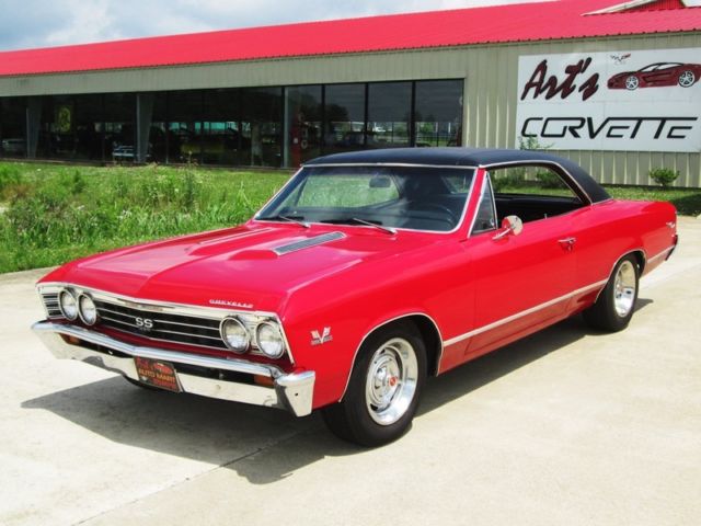 1967 Red Chevy Chevelle SS Tribute!! 396/Auto!! Red/Black!! Nice Southern Car!! 1967 Chevrolet Chevelle