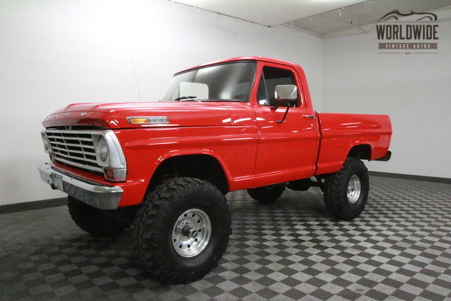 1967 Red Restored Shortbed 4x4. Show or Go!! 1967 Ford F100 Restored Shortbed 4x4. Show or Go!