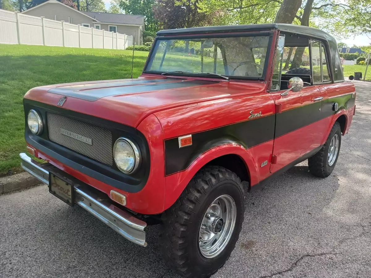 1967 SCOUT 800A SPORT TOP 59K MILES FACTORY 266 V8 4 SPEED SUPER RARE!!! 1967 International Harvester Scout