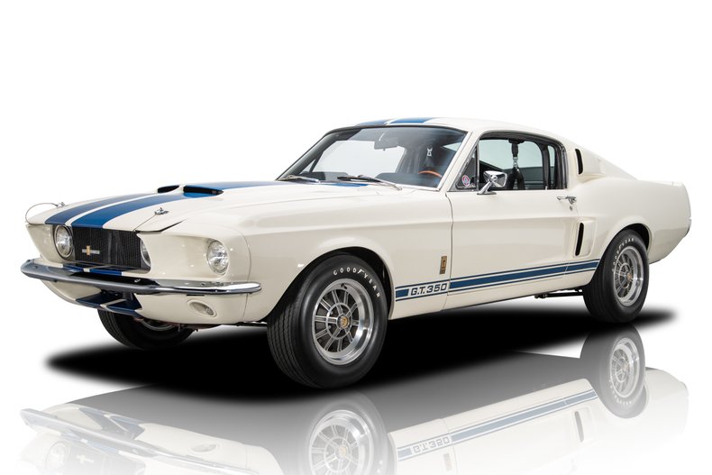 1967 Shelby GT350 Fastback White Fastback 289 V8 4 Speed Manual 1967 Shelby GT350 Fastback